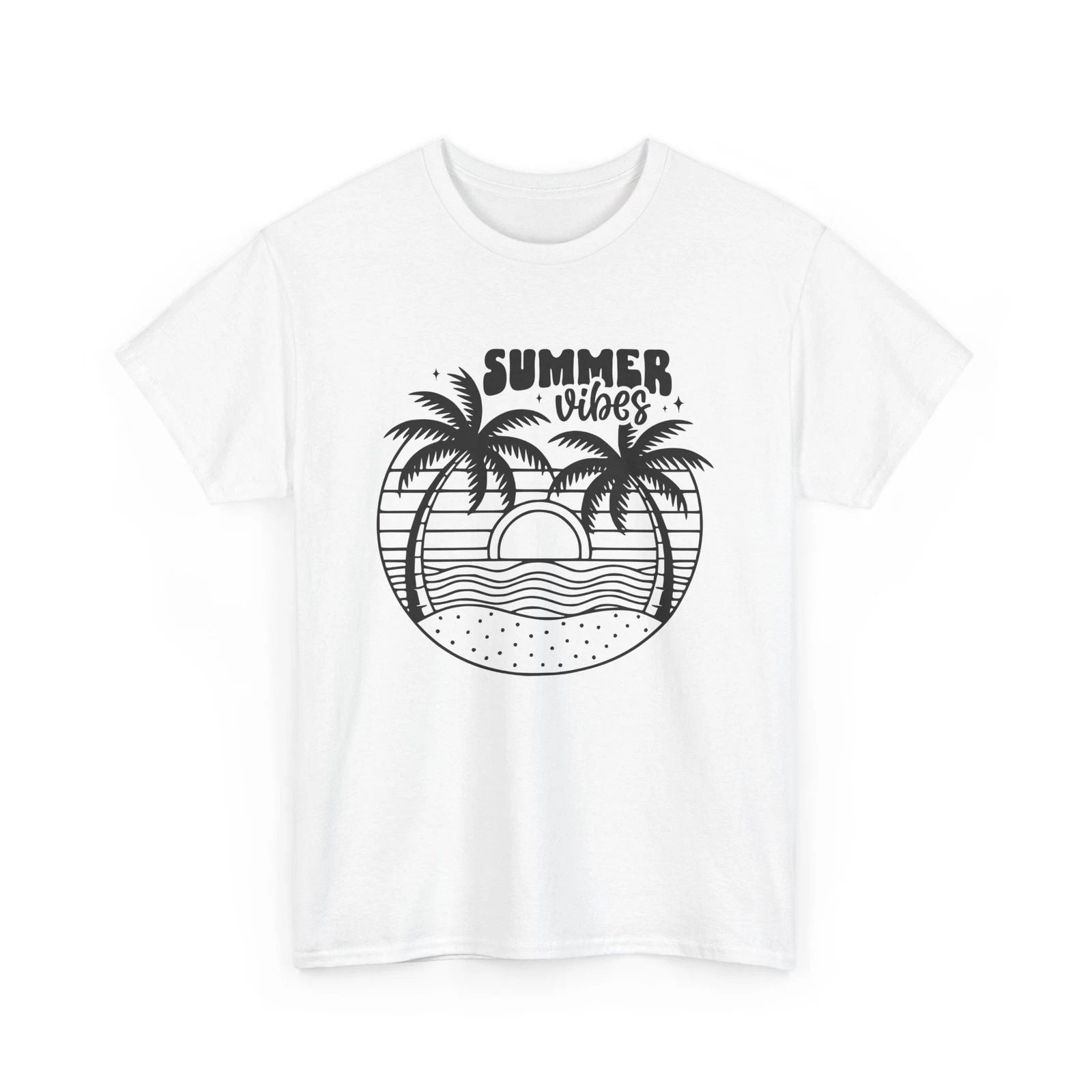 Summer Vibes T-Shirt | Fun & Stylish Beachwear Tee | Summer Vibes T-Shirt