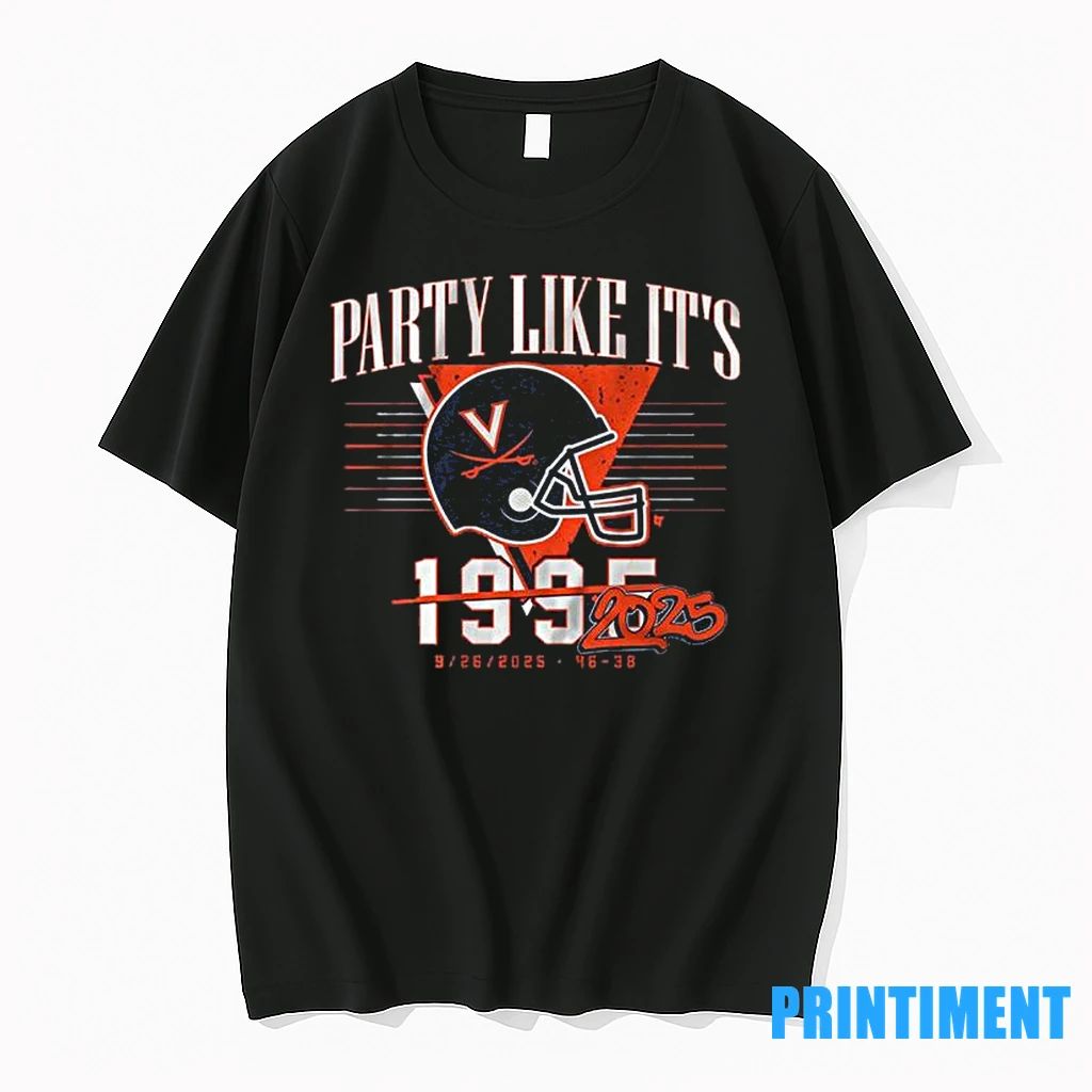 West Virginia Football Party Like Its 2025 Uva 46 38 Fsu Tshirts Sweater