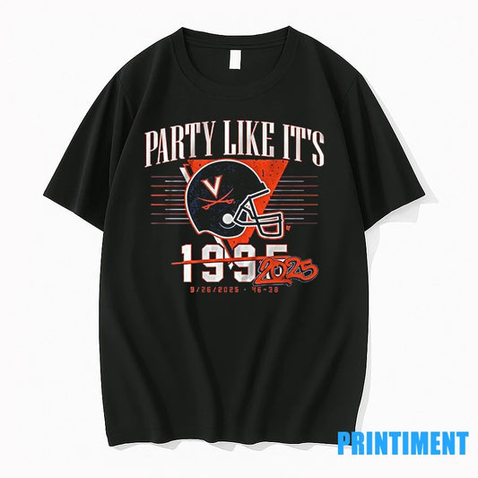 West Virginia Football Party Like Its 2025 Uva 46 38 Fsu Tshirts Sweater