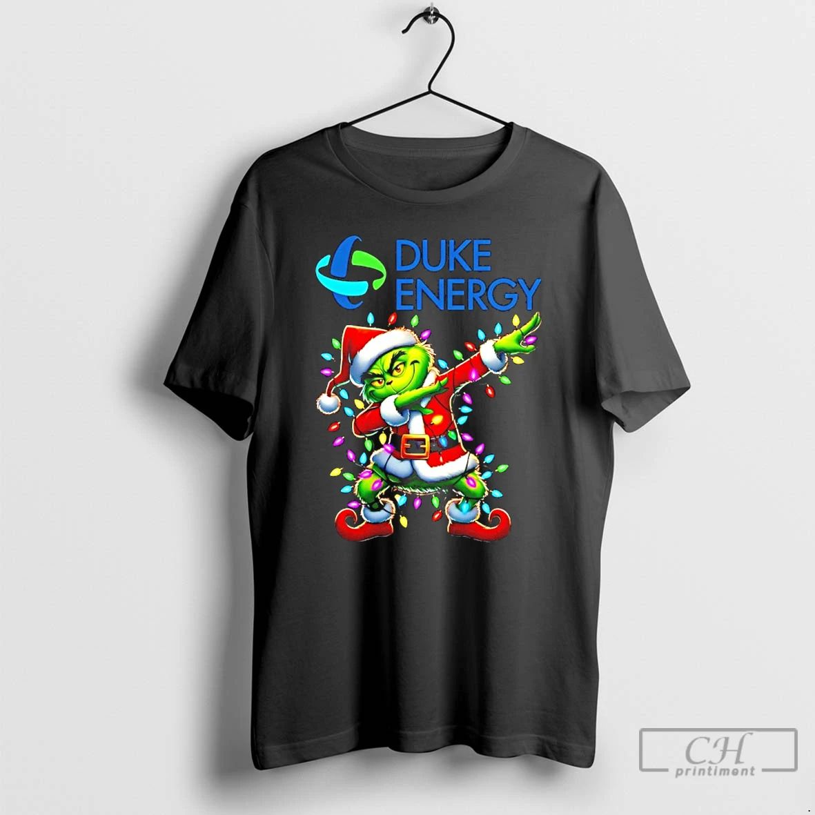 Classic Duke Energy X Grinch Dabbing Christmas 2025 T Shirts
