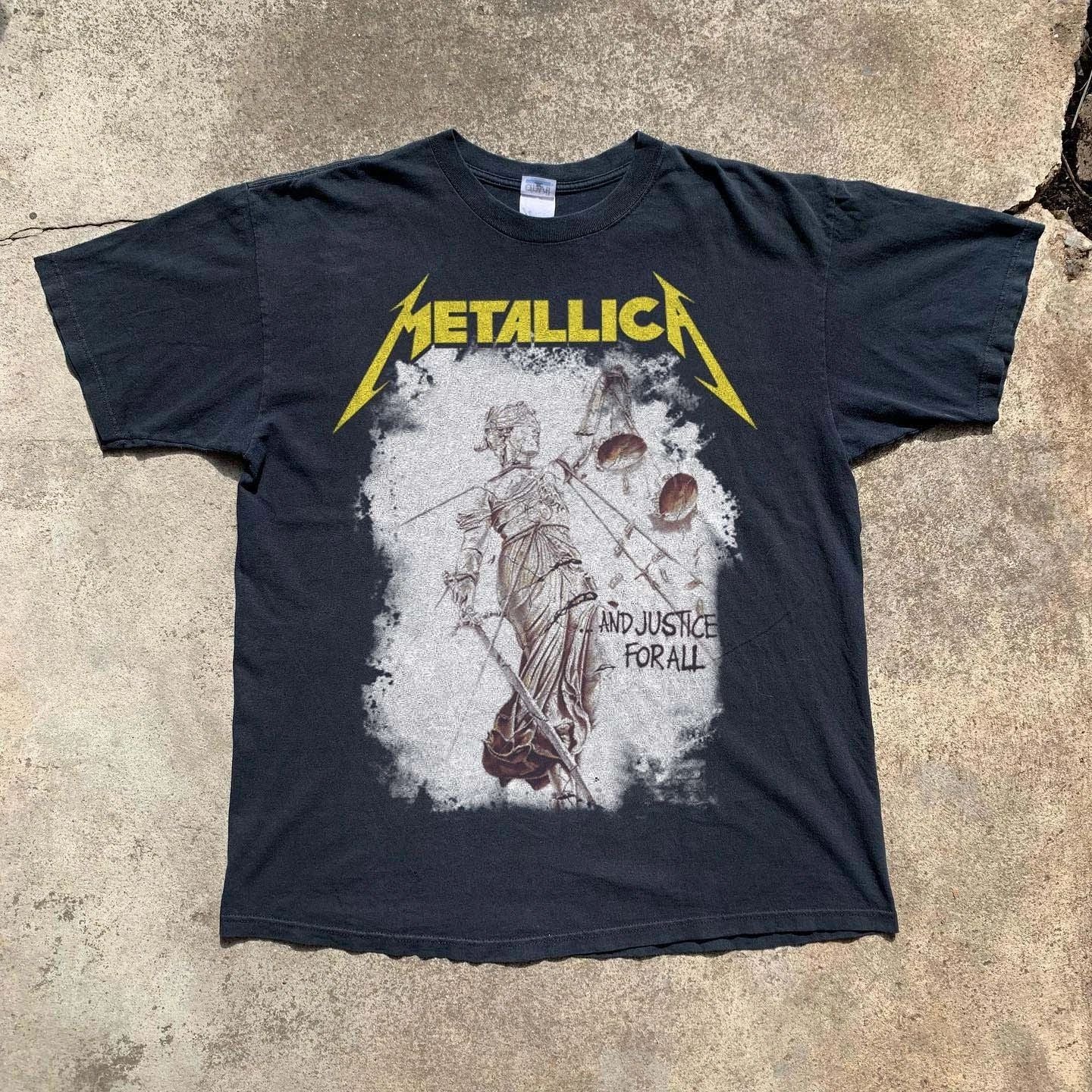 Metallica ...And Justice for All Rock Band Black Unisex T-shirt Size S-5XL