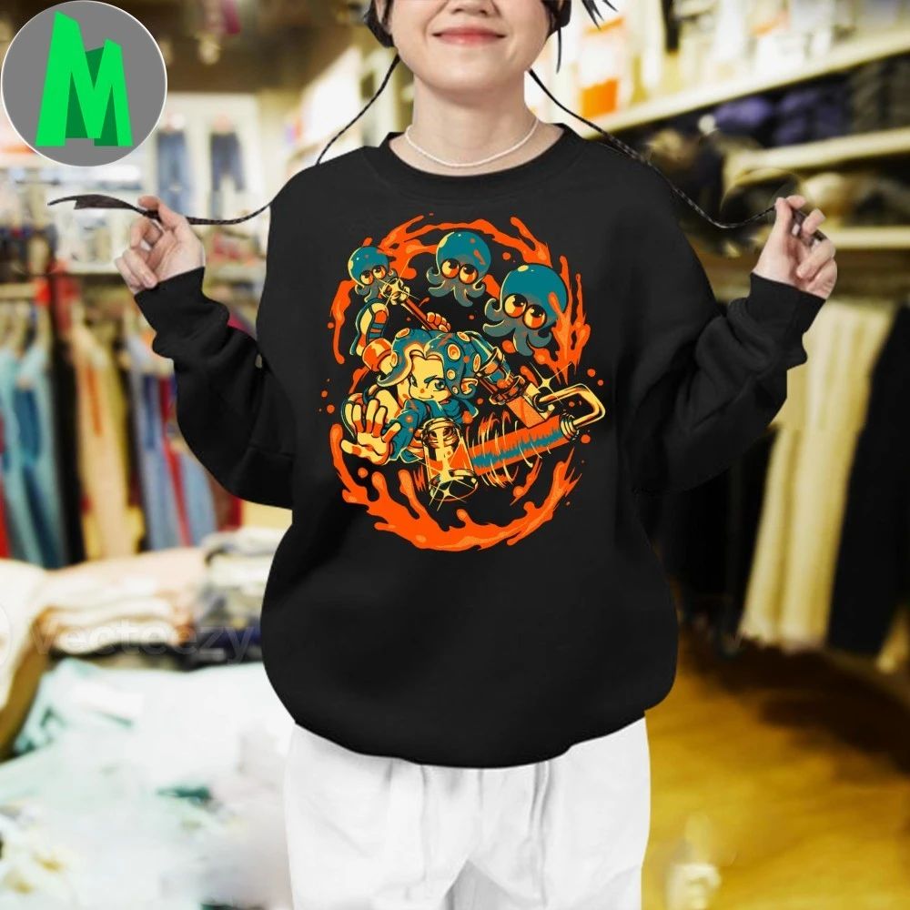 Splatoon Game Paint With Your Heart T-Shirt