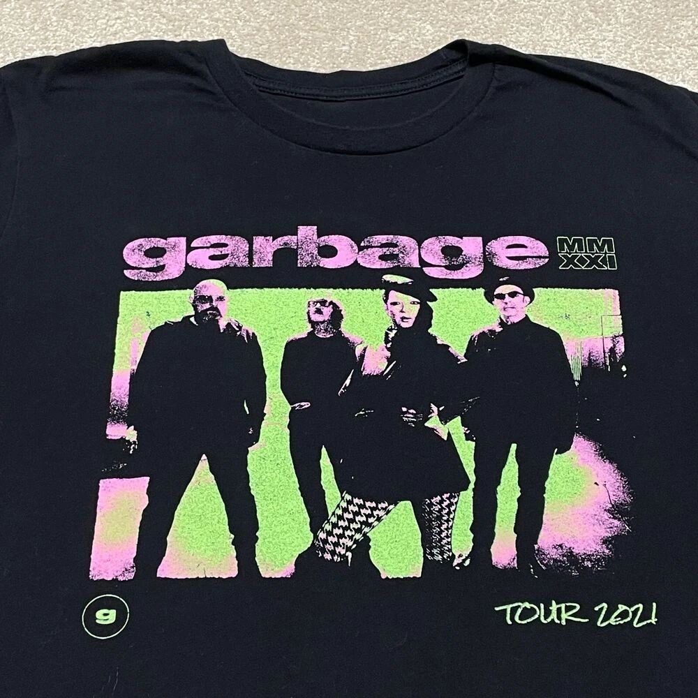 Garbage Band Music For Lovers Black T-Shirt Cotton Full Size BT172