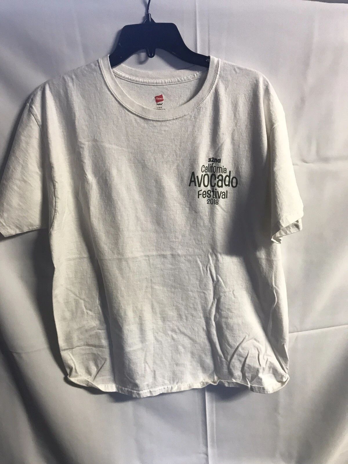 Hanes Tagless. 32nd California Avocado Festival 2018 T shirt Men's L