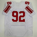 Michael Strahan New York White Reprint Jersey