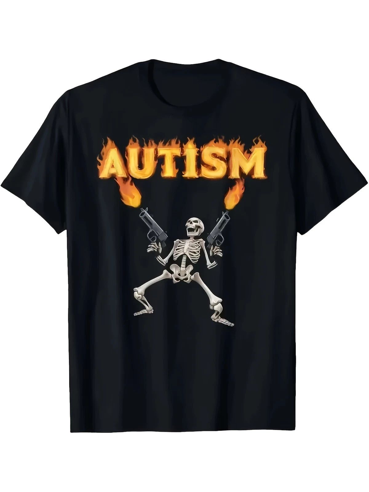 Conscious Skull T-Shirt – Funny Dank Meme, Crew Neck, Short Sleeve