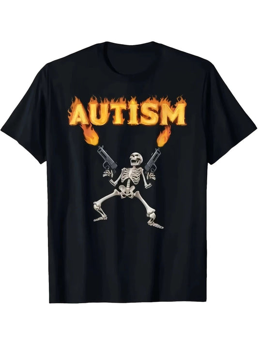 Conscious Skull T-Shirt – Funny Dank Meme, Crew Neck, Short Sleeve