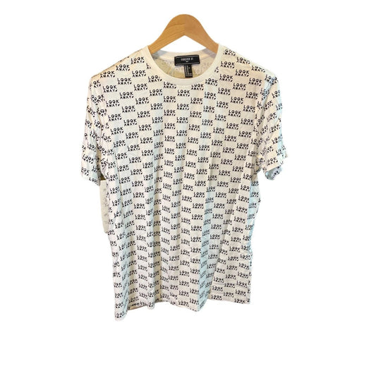 Forever 21 Mens Crew Neck Look Away T Shirt Sz XL
