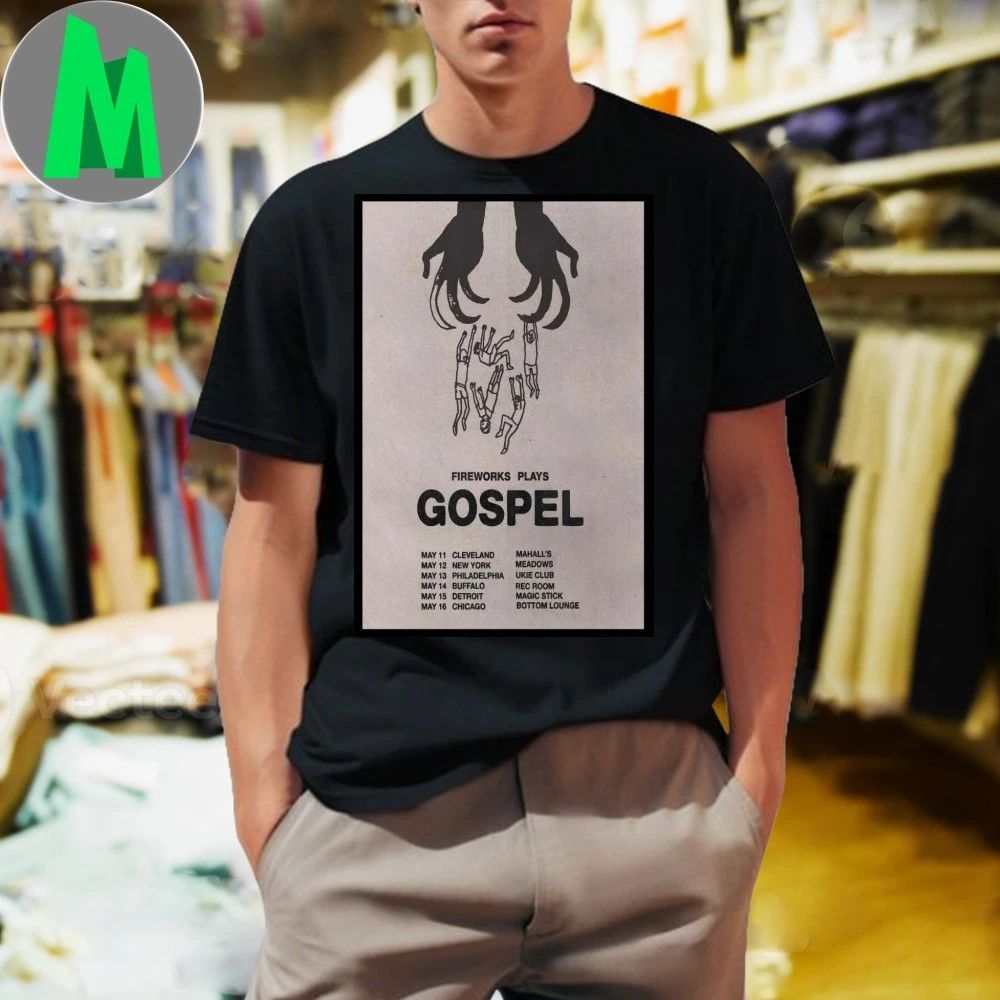 FIREWORKS Album GOSPEL 2026 Poster Shirt