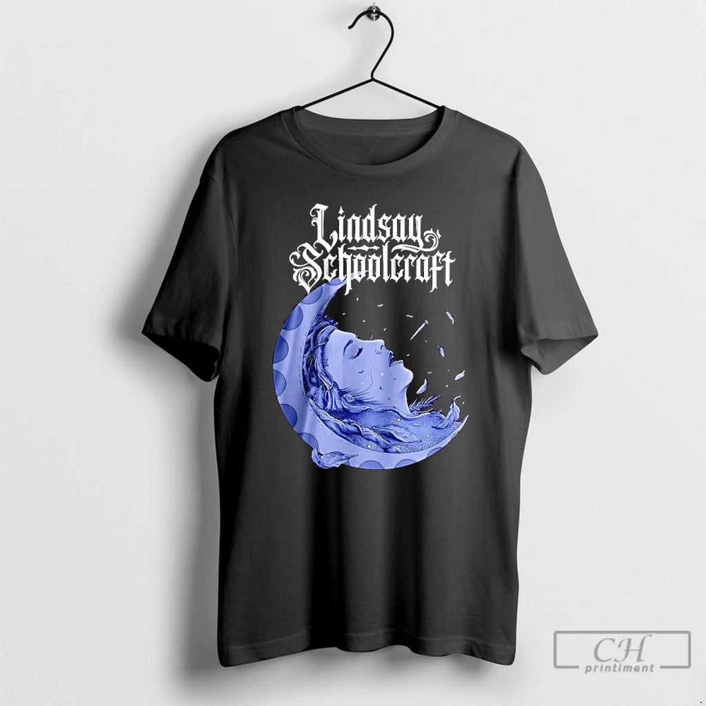 Premium Lindsay Schoolcraft Crescent Moon Woman T Shirts