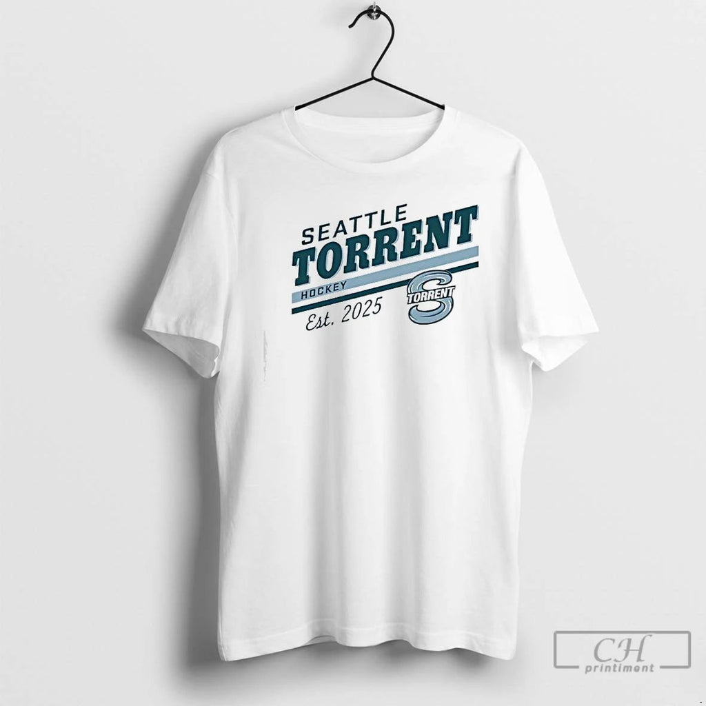 Premium Seattle Torrent Hockey Est 2025 Logo T Shirts