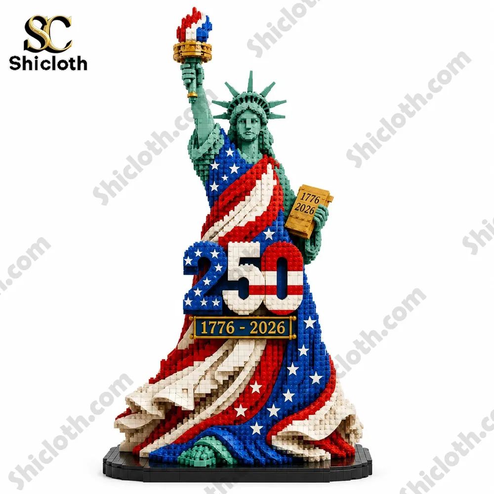 USA Liberty 250 Anniversary Collector’s Building Brick Set
