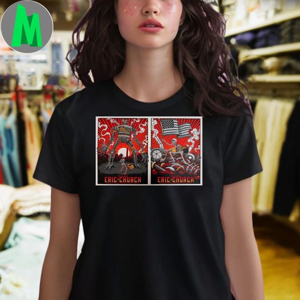 Eric Church Washington Jan 22-23 2026 Poster Shirt