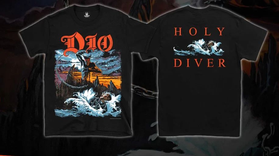 Dio – Holy Diver – Official Band Merch T-Shirt
