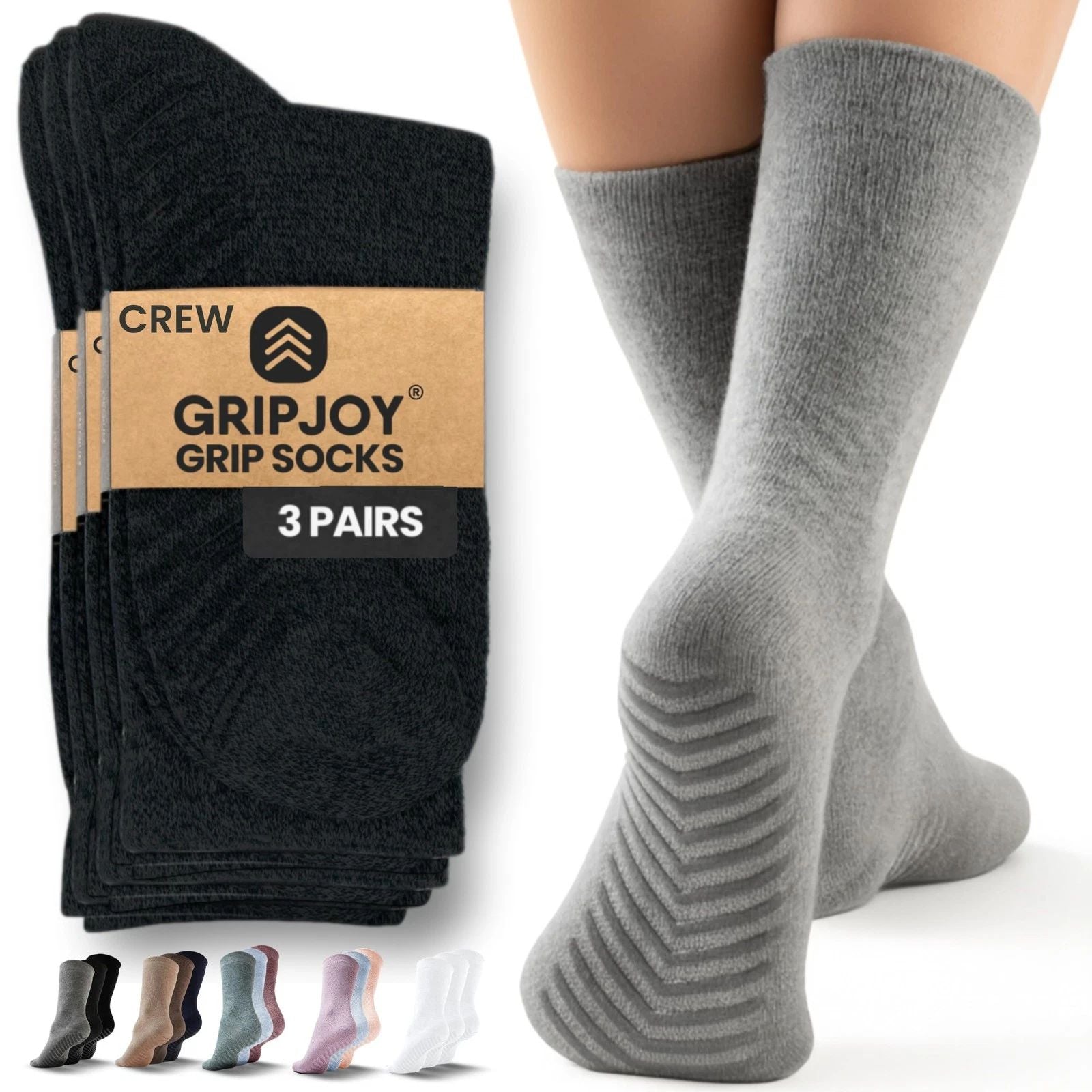 Socks with Grippers for Women - Hospital Socks - Non Slip Socks Womens - Grip...