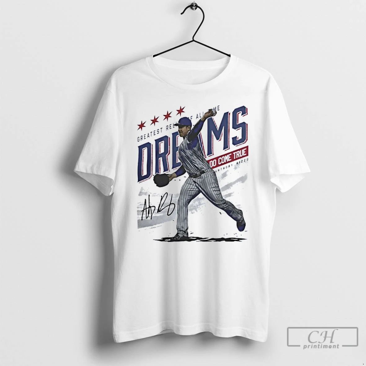 Classic Anthony Rizzo Chicago C Pitching Do Come True Debut Mlb T Shirts
