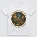 The Woodland Hermit's Nook T-Shirt Cozy Cat Cabin Core Mindfulness Graphic Tee