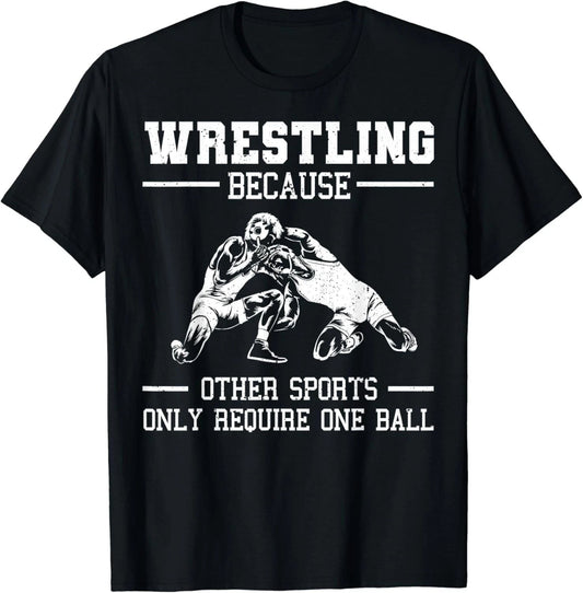 Funny Wrestling Design For Kids Men Women Wrestle Athletes Gift Unisex T-Shirt