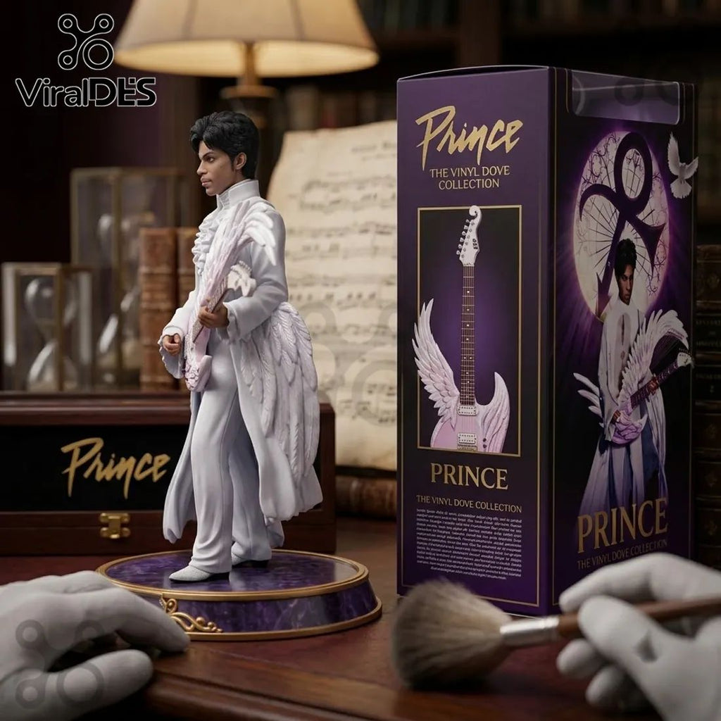 Prince The Vinyl Dove Collection White Resin Statue