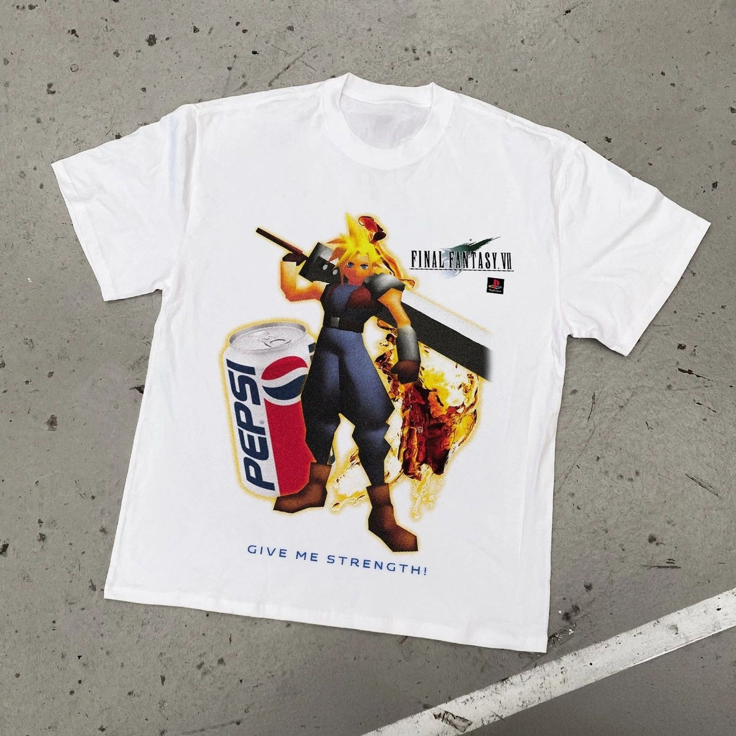90s Nostalgia "Final Fantasy x Pepsi Cola" T-Shirt S-5XL