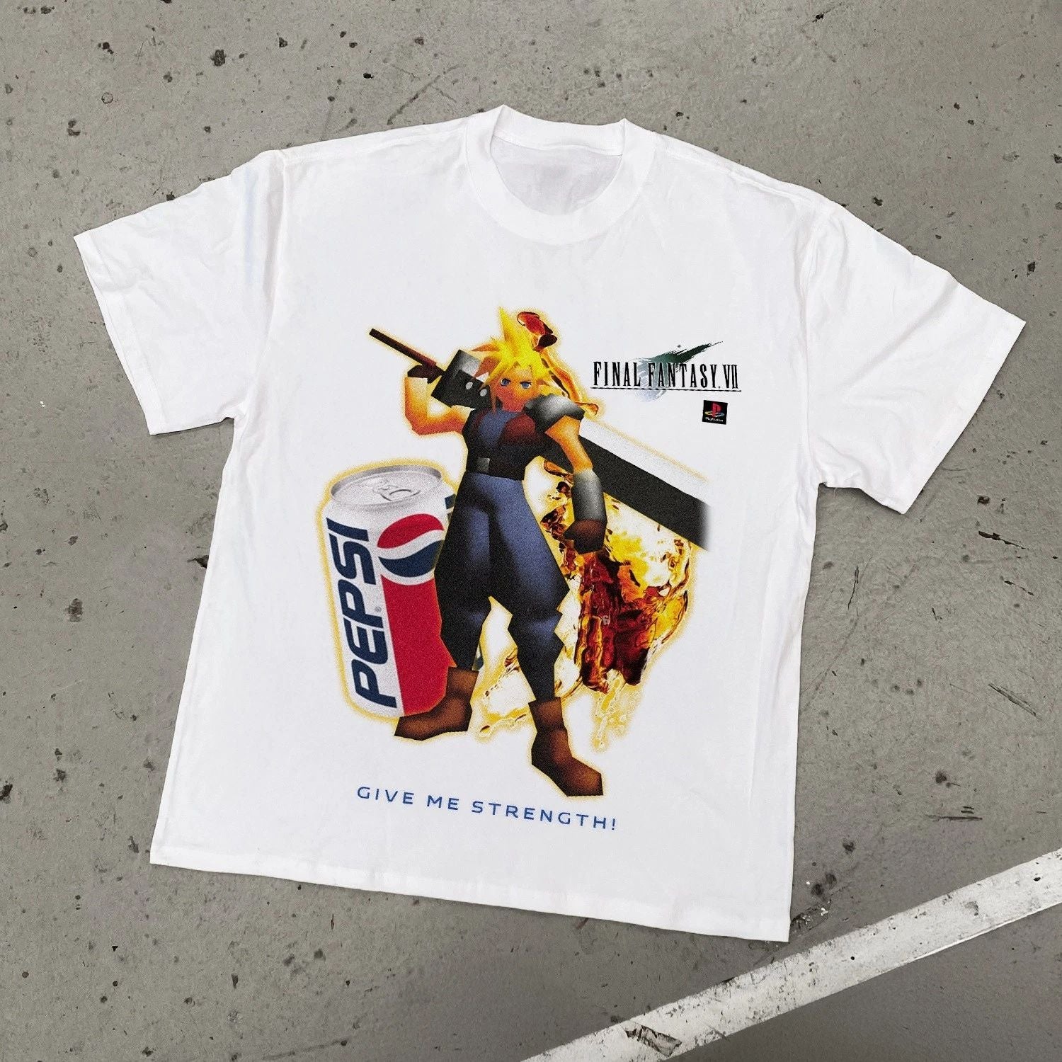 90s Nostalgia "Final Fantasy x Pepsi Cola" T-Shirt S-5XL