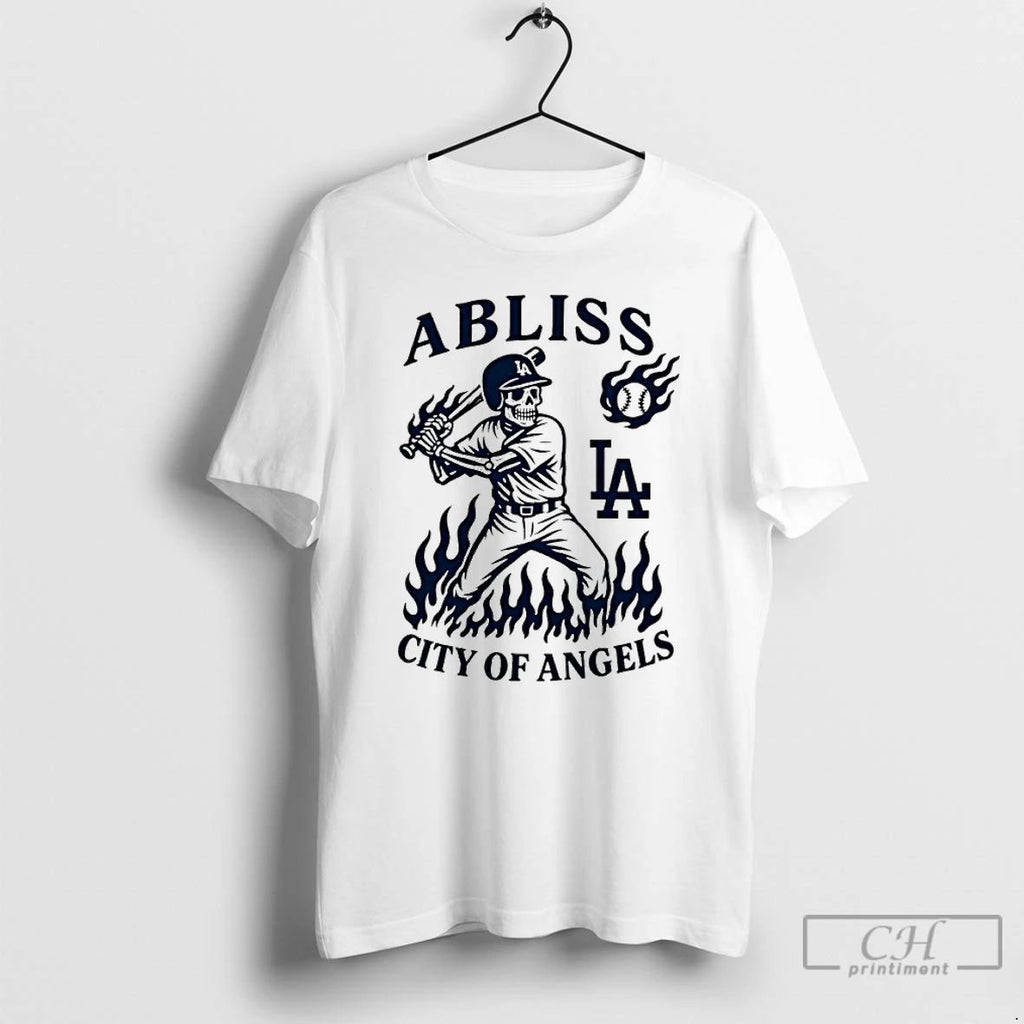 Classic Los Angeles Dodgers Cream City Of Angels T Shirts