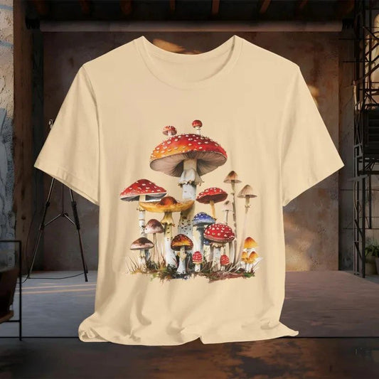 Whimsical Mushroom Boho Comfort Tee