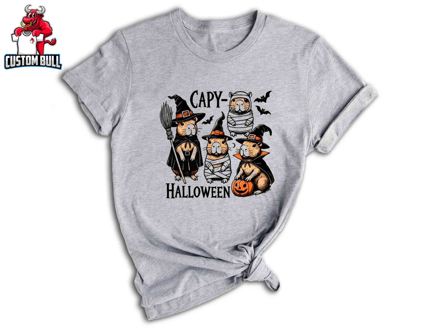 Capy Halloween Shirt, Capybara Halloween Shirt, Cute Halloween Shirt