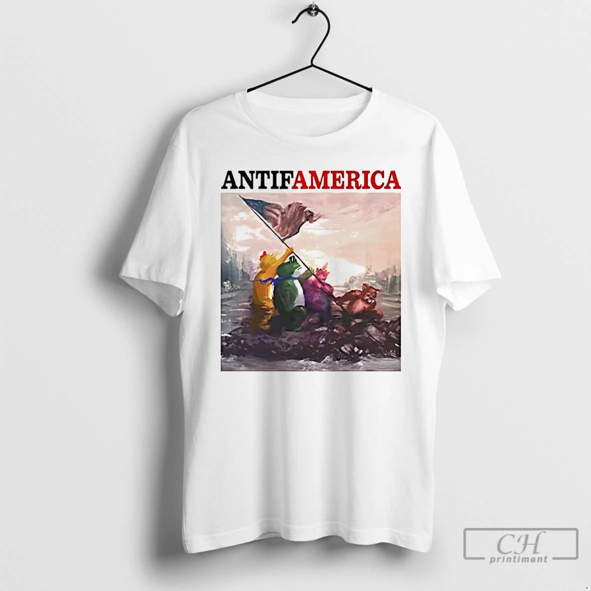 Classic Antifamerica Portland Frog T Shirts