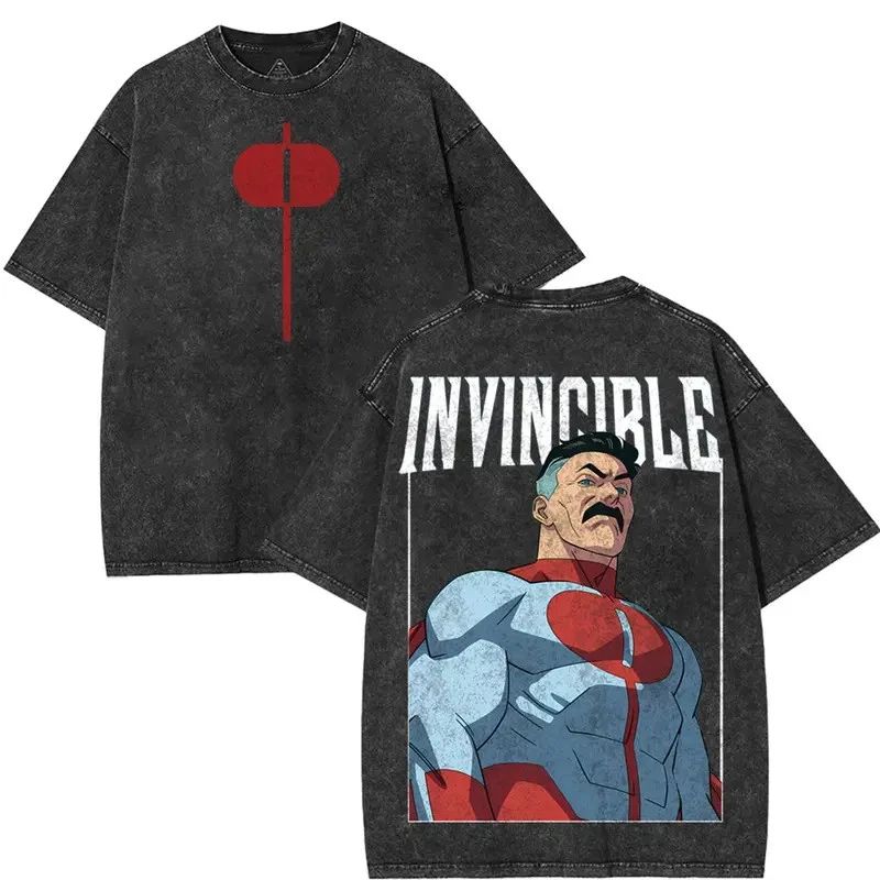 Omni Man Invincible War Comic Graphic Tee Streetwear T-Shirt