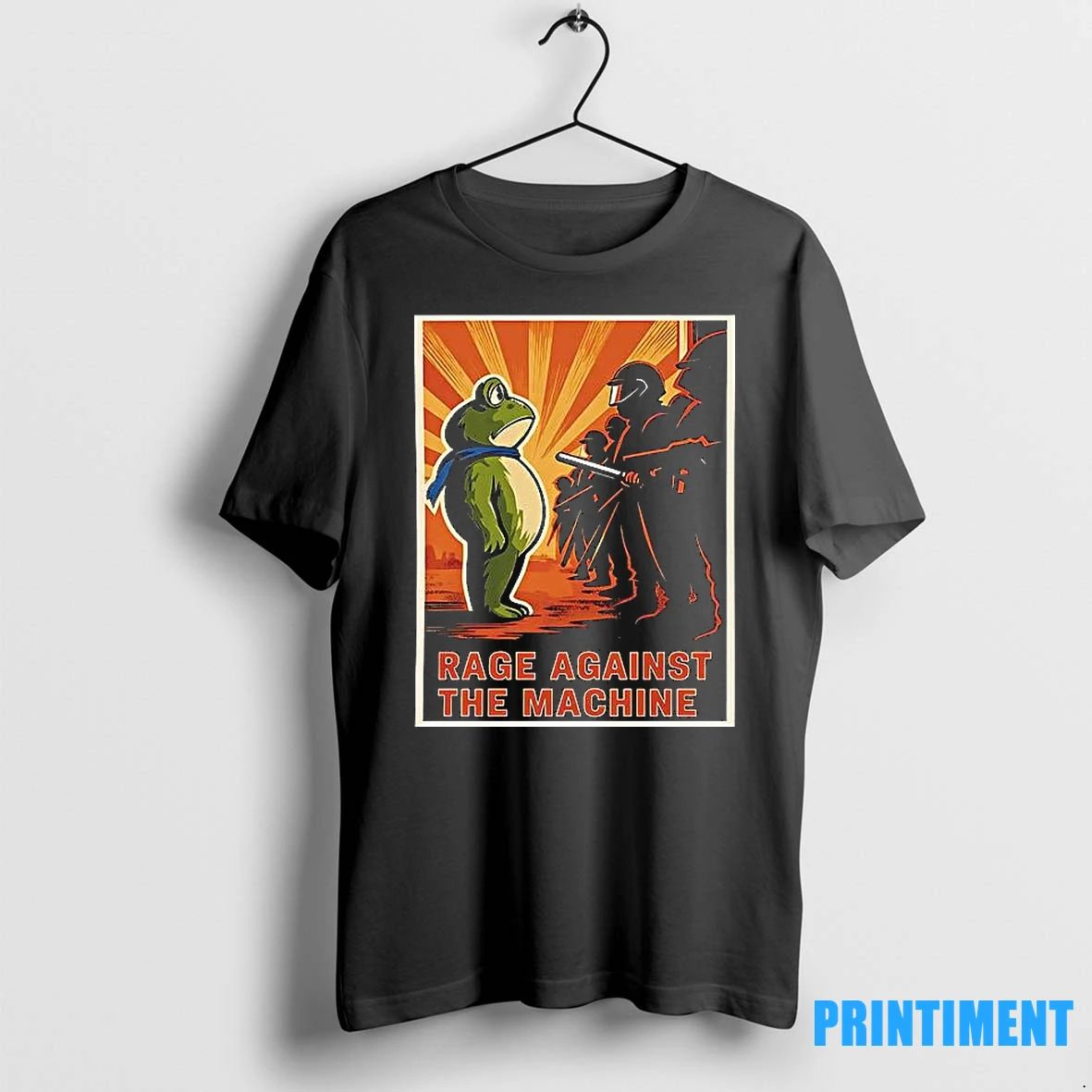 Portland Frog Rage Against The Machine Sunset Tshirts Sweater