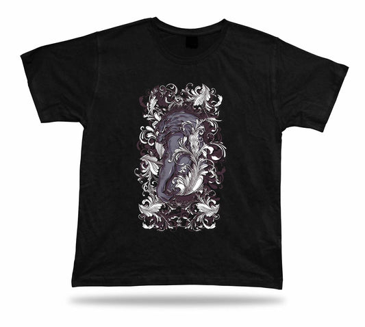Werewolf Monster Floral design dark stylish vector birthday gift apparel tee