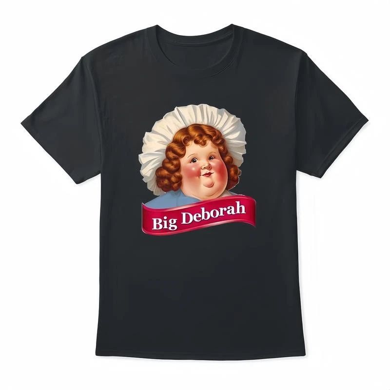 Vintage Big Deborah TShirt, Funny Shirt Short Sleeve, For Men, Women Menswear