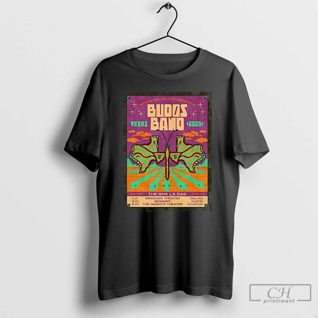 Classic Budos Band Tx Tour 2025 Long Sleve T Shirts