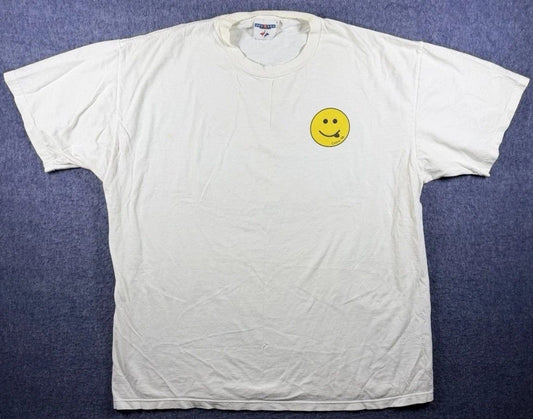 Vintage Jesus T Shirt Mens XL White Godstock Christian Graphic Puget Sound 90s