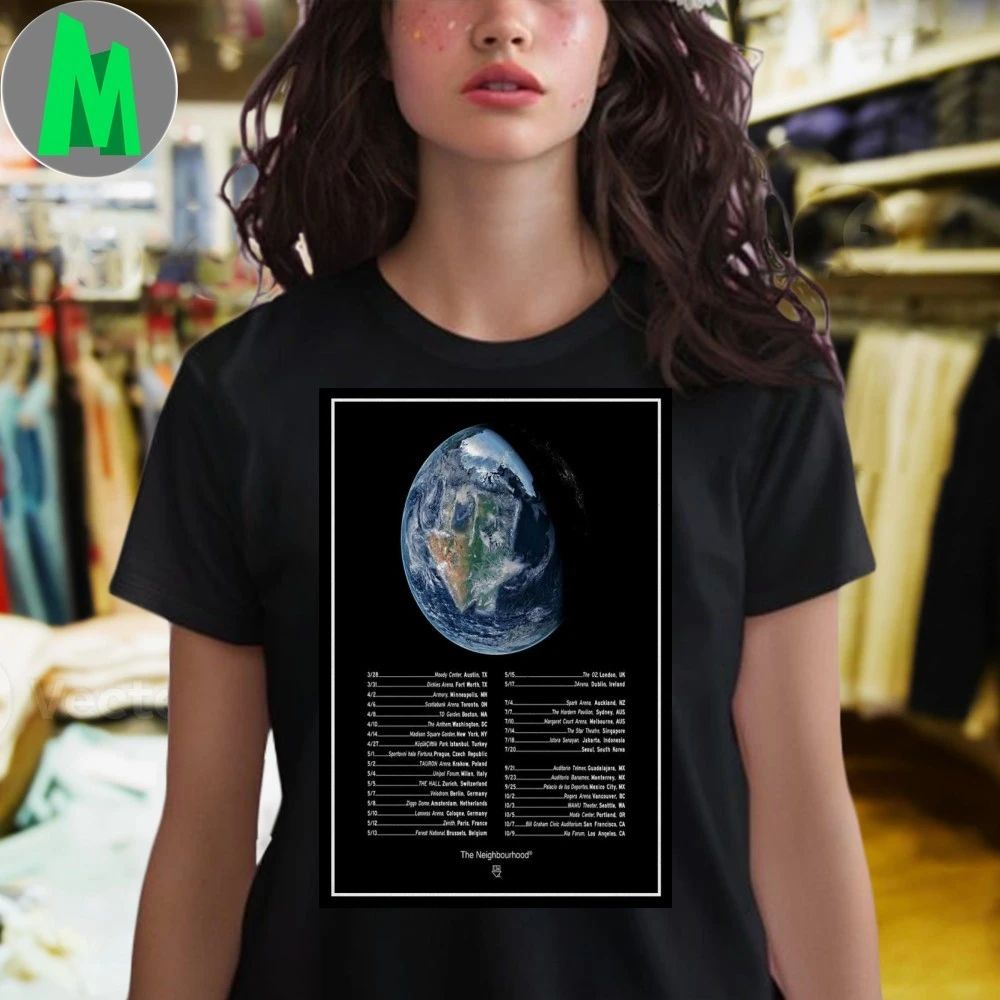 The Neighbourhood World Tour 2026 Poster Shirt