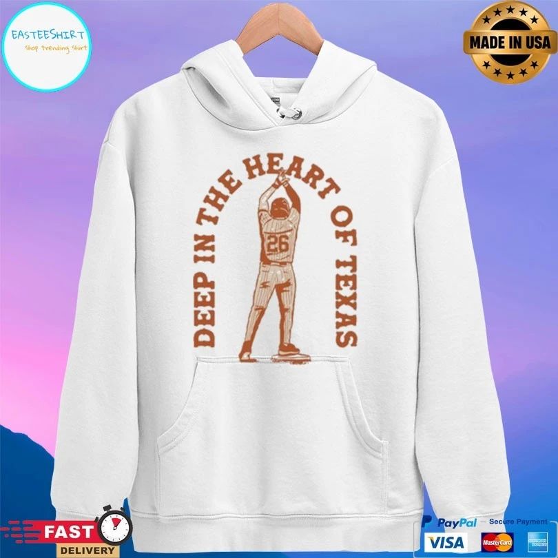 Deep In The Heart Of Texas Baseball Player Shirt