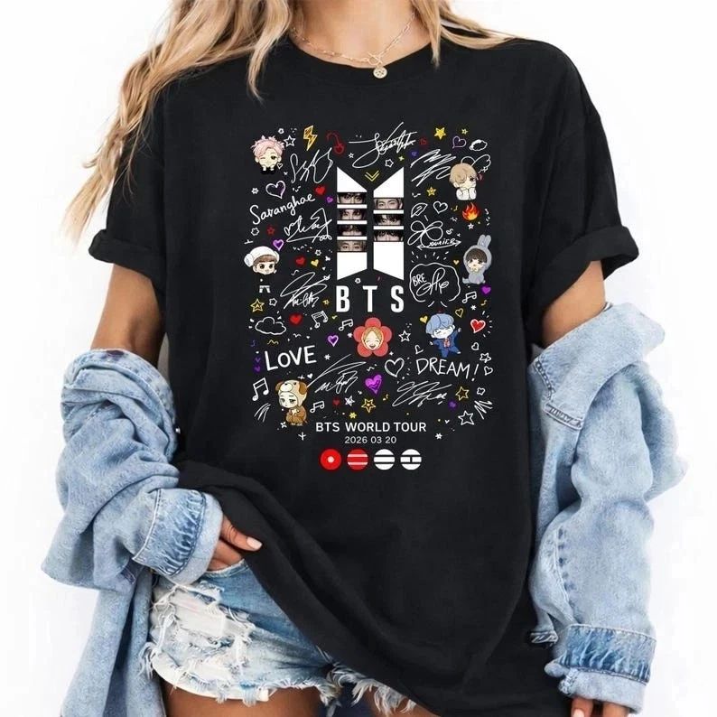 BTS World Tour 2026 Concert Shirt
