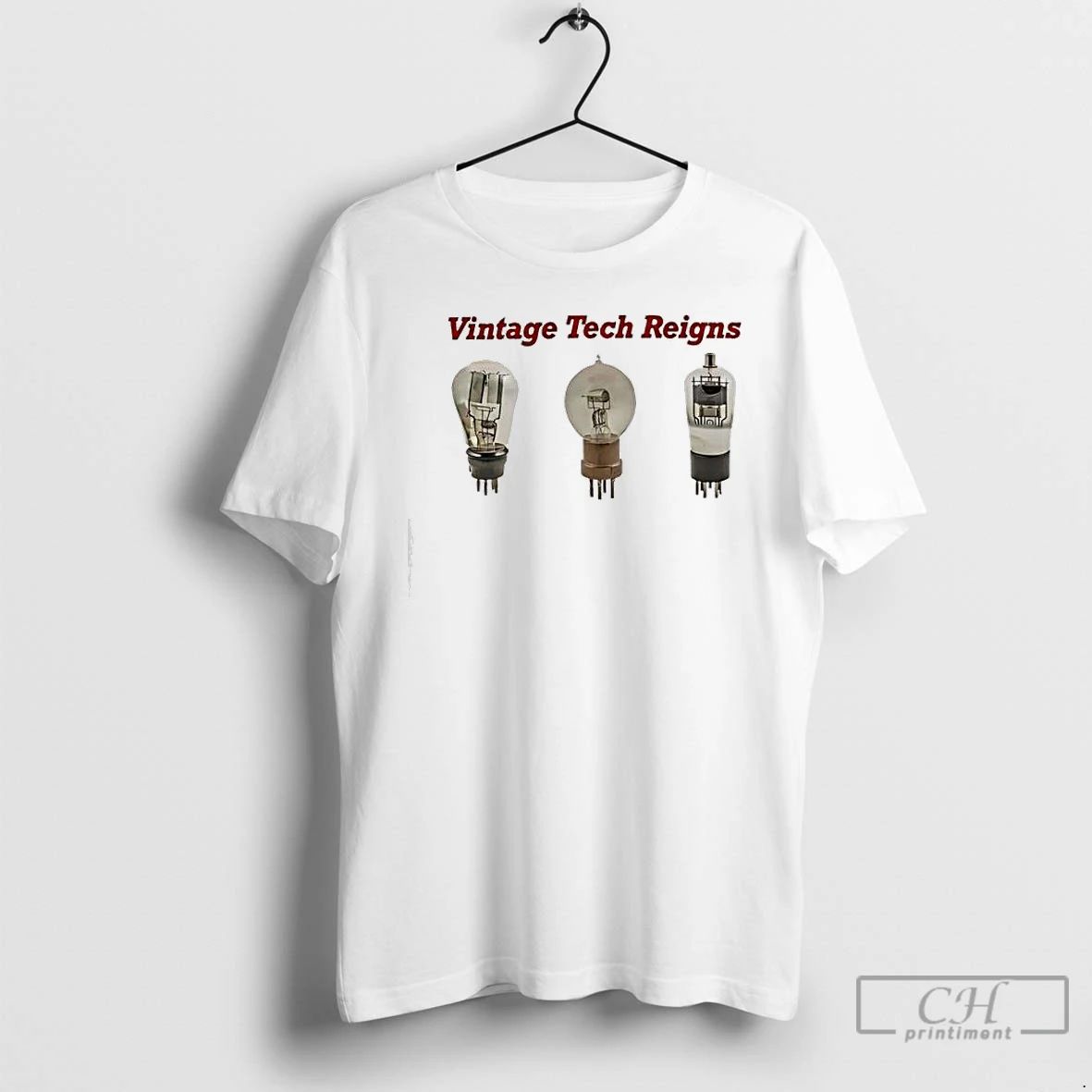 Premium Vintage Tech Reigns Vacuum Tubes T Shirts