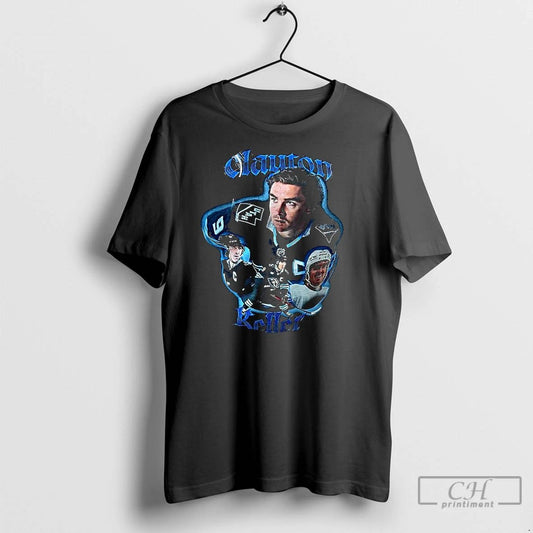 Classic Clayton Keller Utah Mammoth Ice Hockey Player Graphic