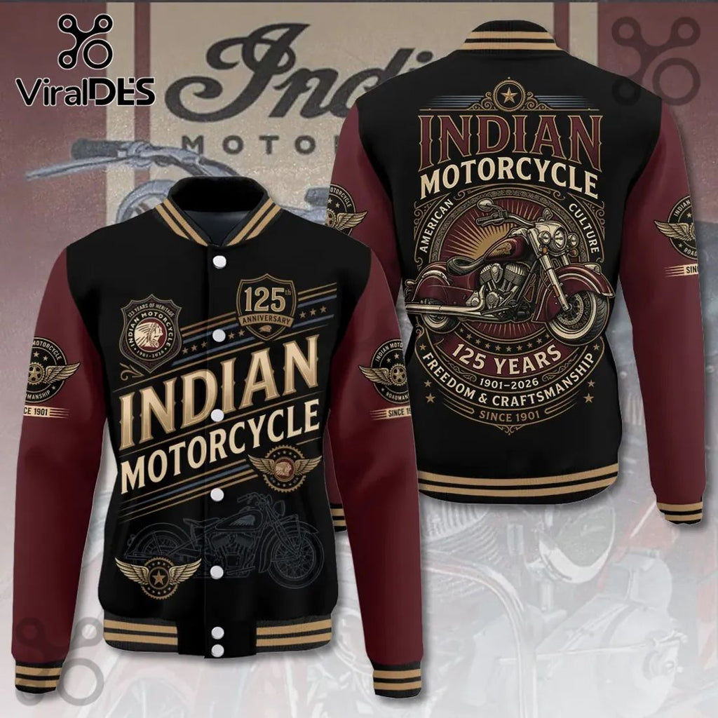 Indian Motorcycle 125th Anniversary Baseball Jacket