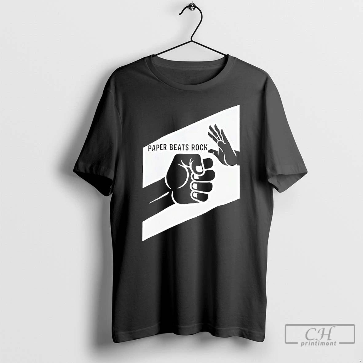 Premium Paper Beats Rock Gamer Geek Humor T Shirts