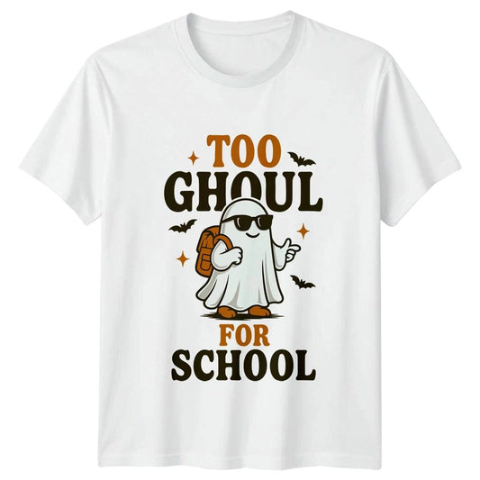 Too Ghoul For School T-Shirt Halloween Costume Gift For Him And Her