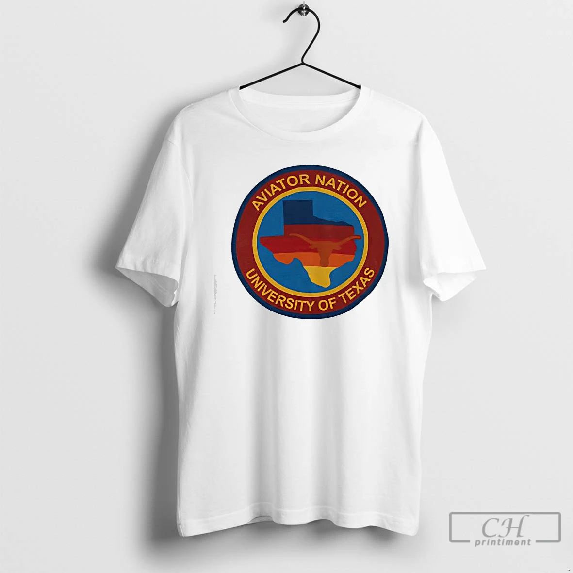 Premium Texas Longhorns Aviator Nation Logo T Shirts