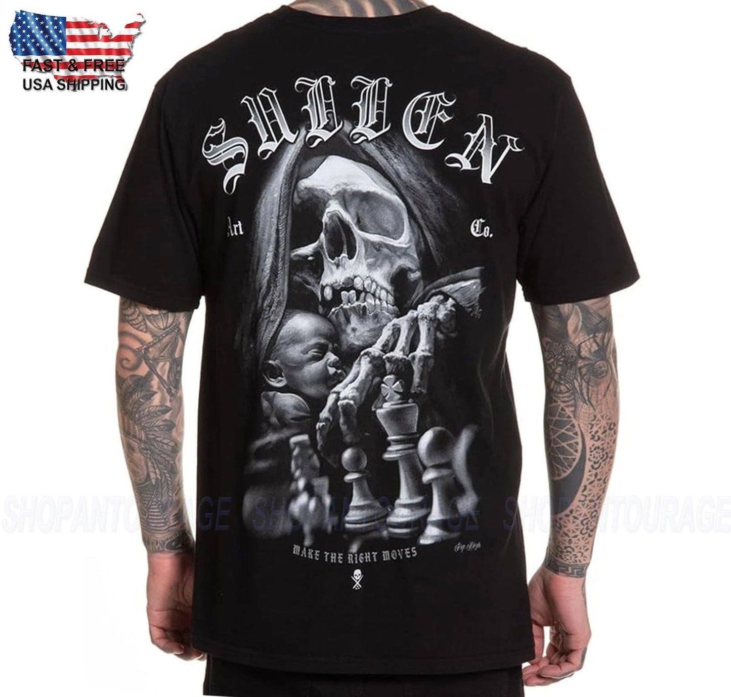 T-Shirt A Maniche Corte Premium Fit SCM7794 Sullen Art Collective