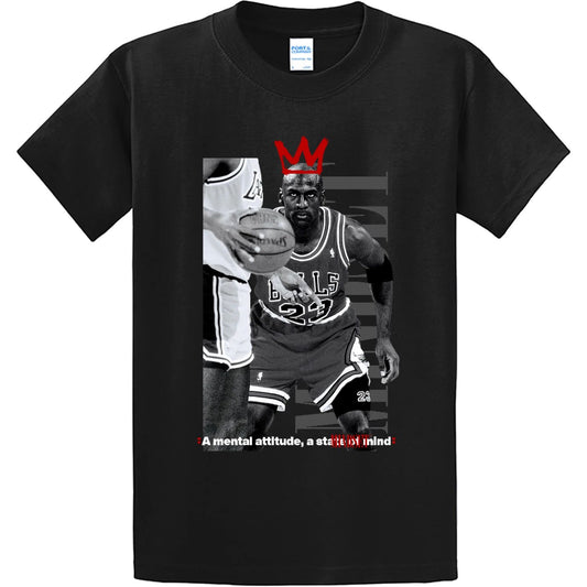 NEW STREETWEAR ON DEMAND 23 MJ MINDSET VOL 2 BLACK TEE SHIRT S-6XL MADE IN USA