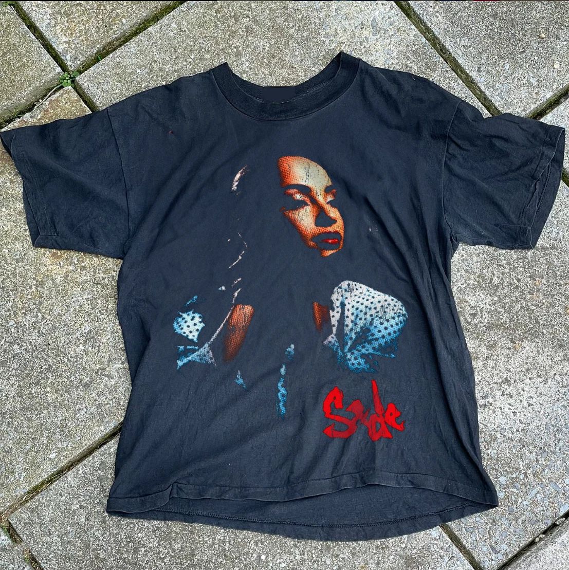 Sade 93 Tour Washed T-Shirt Black L