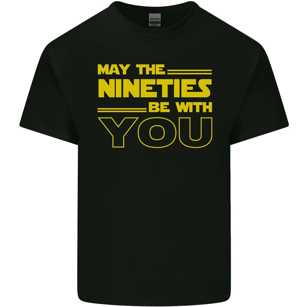 May the 90s Nineties Be With You Sci-Fi Mens Light Cotton T-Shirt