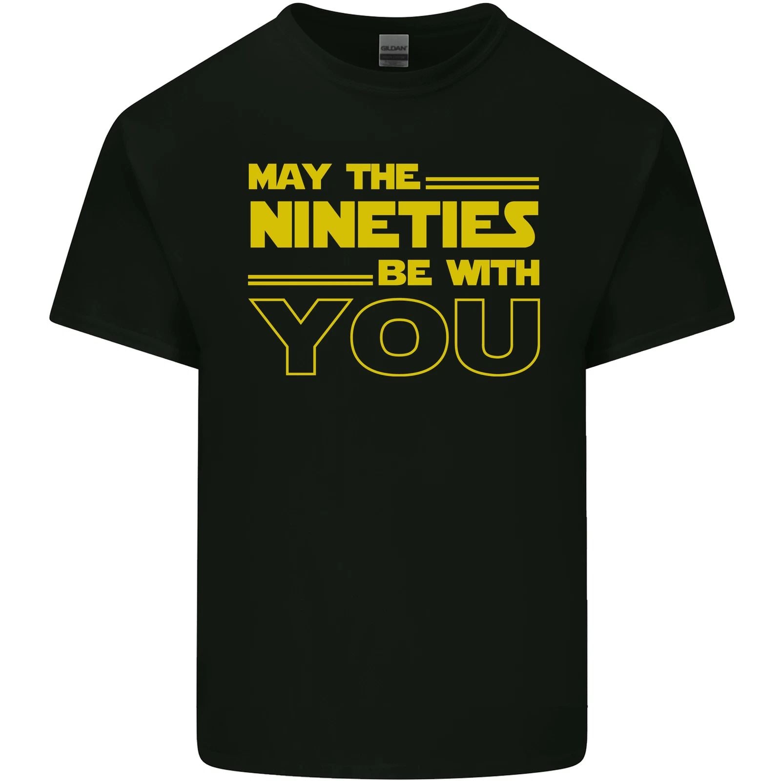 May the 90s Nineties Be With You Sci-Fi Mens Light Cotton T-Shirt