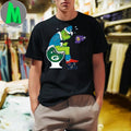 The Grinch wears a Detroit Lions jersey He sits on a Green Bay toilet And uses toilet paper with the Minnesota Vikings logo Shirt